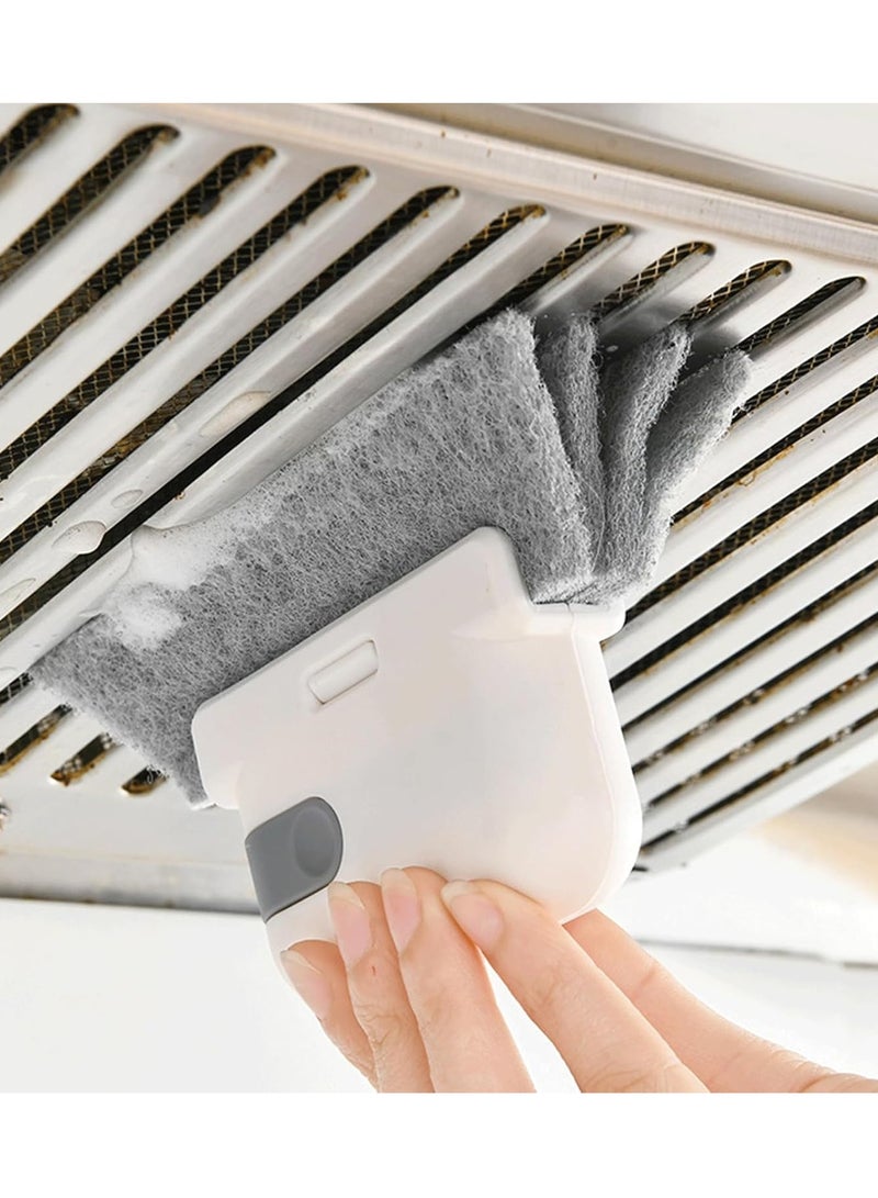 Window Groove Cleaning Brush Tools Set,Magic Window Track Cleaner, Universal Small Gap Cleaning Brush,Quickly Clean All Window Slides and Gaps - Image 2