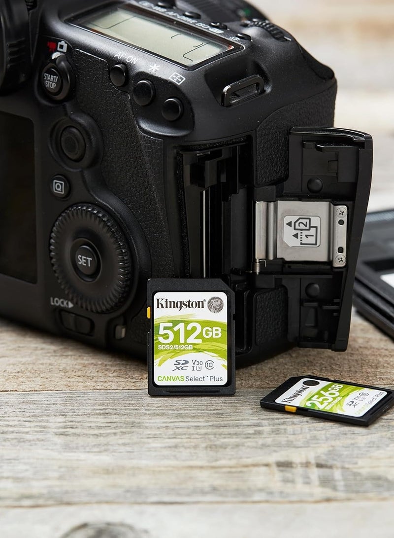 Kingston Canvas Select Plus SDXC 512GB Memory Card – Class 10, UHS-I, Ideal for Full HD & 4K Video - Image 3
