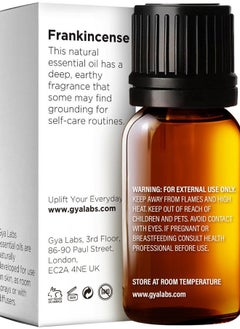 gya labs Frankincense Essential Oil for Face - 0.34 Fl Oz - 100% Pure Natural Frankincense Oil for Skin, Body Massages & Candle Making - Premium Grade for Wellness & Comfort - Woody & Calming Scent  - Image 2