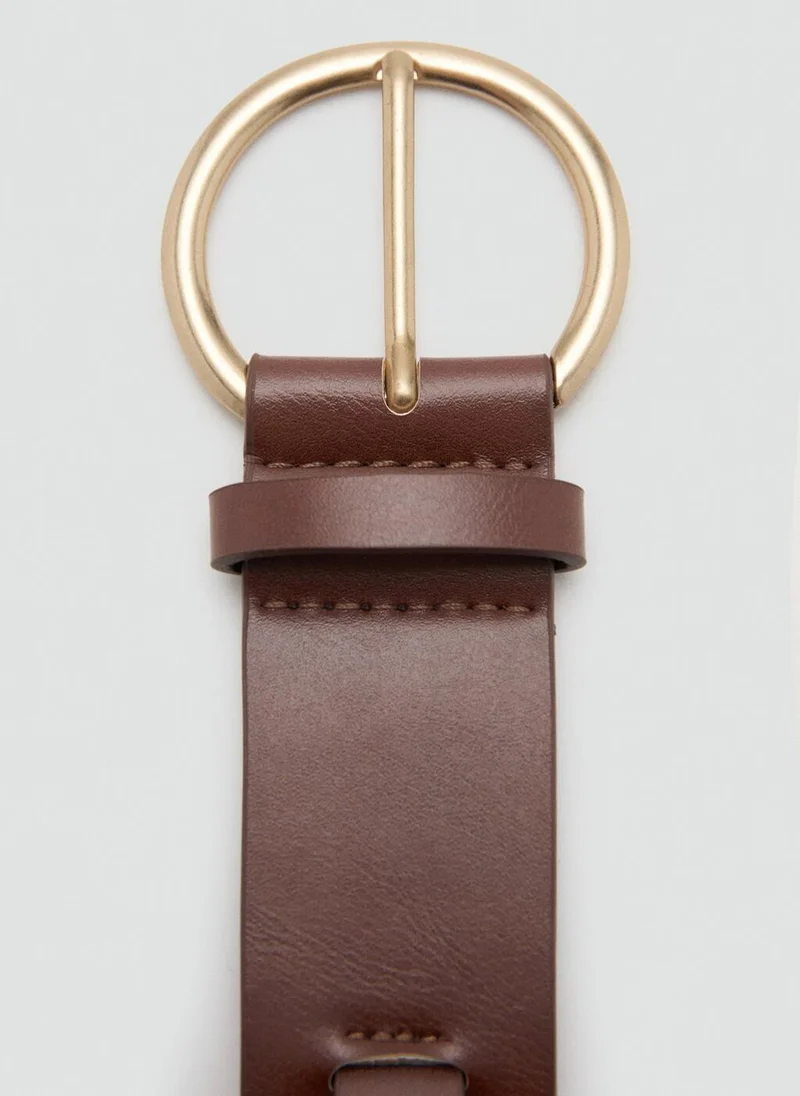 مانجو Rounded buckle belt