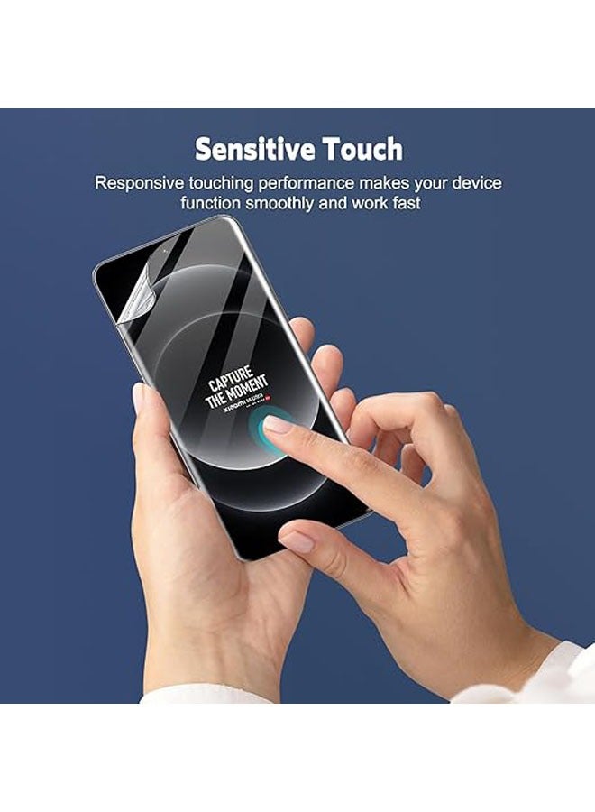 general Xiaomi 14 Ultra Screen Protector, [2+2 Pieces] Tempered Glass Camera Protector Glass Hydrogel Film Screen Protector, HD Screen Protector Tempered Film Camera Protector - Image 3