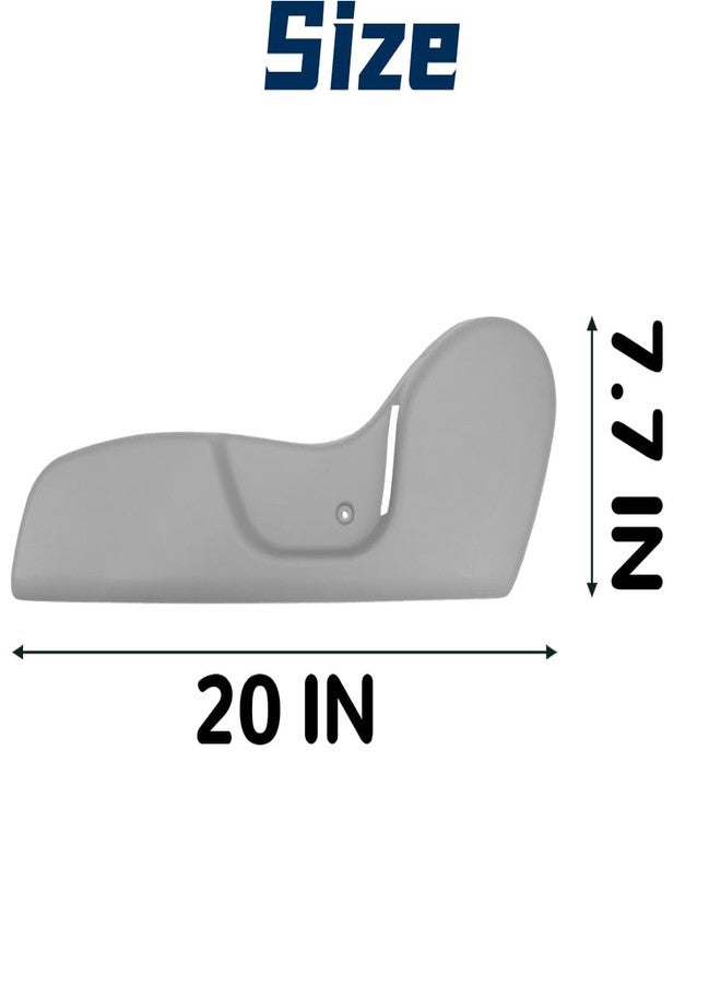 Dimeani Driver Seat Trim Panel, Driver Seat Track Cover Compatible with Toyota Tacoma 1995 1996 1997 1998 1999 2000 2001 2002 2003 2004, Seat Track Cover Trim Side Panel Guard Track Cover Accessories - Image 5