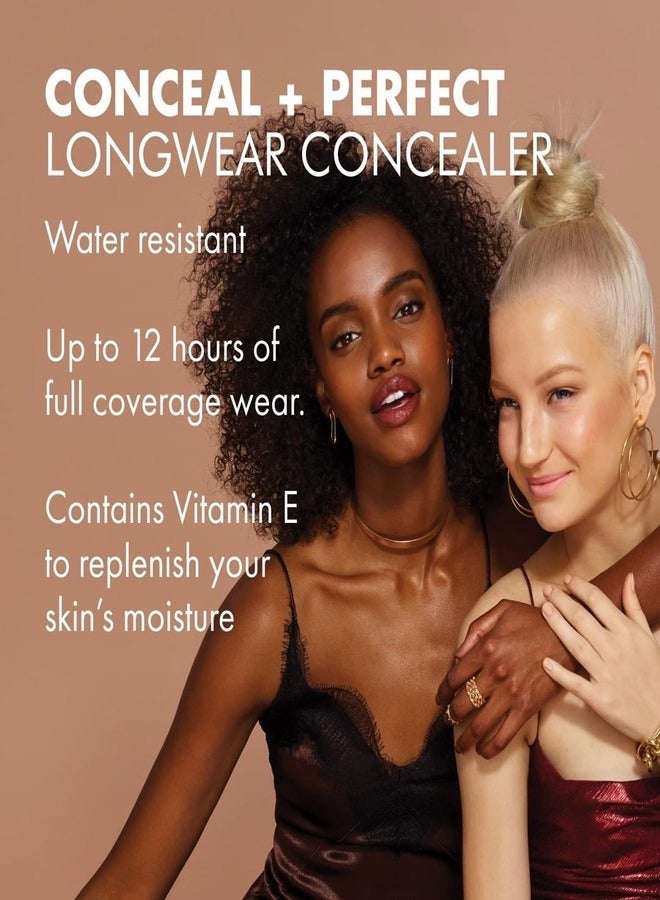 MILANI Milani Conceal + Perfect Longwear Concealer in 175 Warm Chestnut – Full Coverage, Lightweight Formula, 16-Hour Wear, Hydrating and Crease-Proof for Flawless Skin, 0.17 fl oz  - Image 5