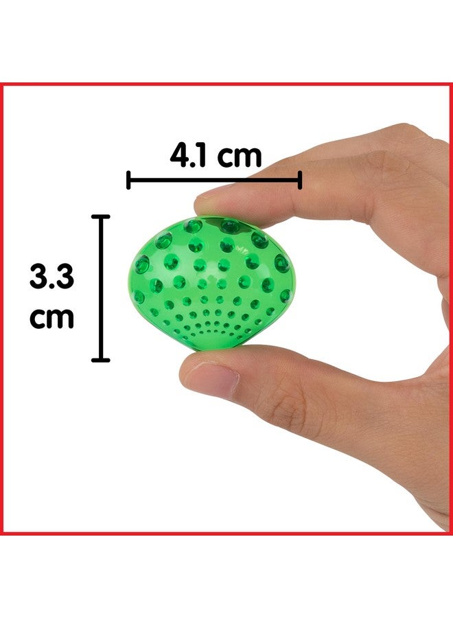 edxeducation edxeducation-13841 Tactile Shells - Set of 72 - Translucent - 6 Textures and Colors - Ages 18m+ - Explore STEM concepts via Light Panels and Sensory Bins  - Image 2