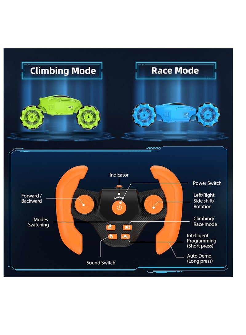 SYOSI Remote Control Car Gesture Sensing RC Stunt Toys for 6 to 12 Years Boys Girls Birthday Gifts Drift Hand Controlled Twist Cars Offroad 360° Rotation - Image 3