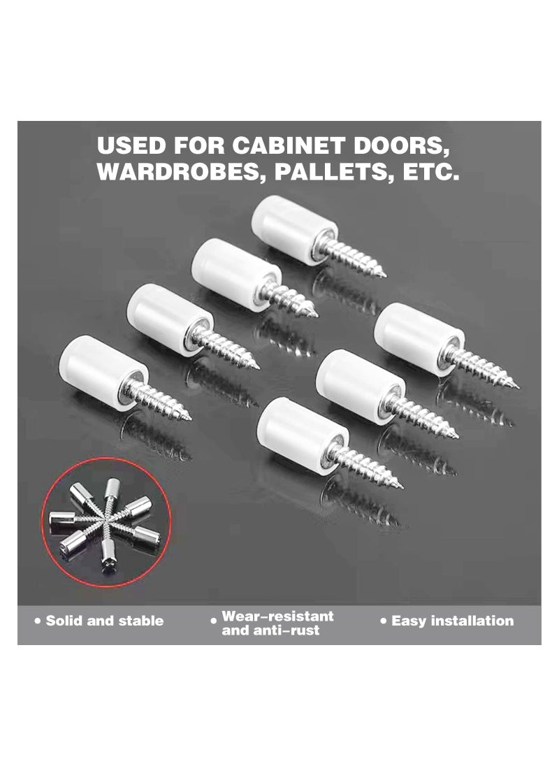 Generic - 30 Pcs Self-Tapping Screws for Cabinet Shelves, Non-Slip Sleeve Pegs, Easy Install Shelf Support, No-Punch Clapboard Holder for Furniture - Image 1