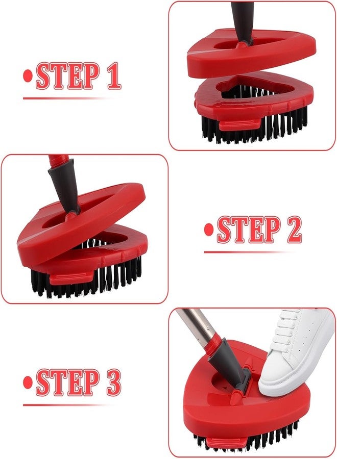 CCMRCQ Scrub Brush, 2 Pcs Spin Mop Scrub Brush Head Compatible for O Cedar EasyWring 1-Tank System, Hard Bristle Cleaning Brush for Bathroom, Kitchen, Tub and Tile (2pack Brush) - Image 5