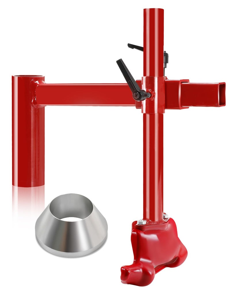 EXODIOS Upgrade Manual Tire Changer Duck Head Kit with Silver Cone, with Tire Changer Duck Head Fit for Most Car Tires (with Silver Cone) - Image 1