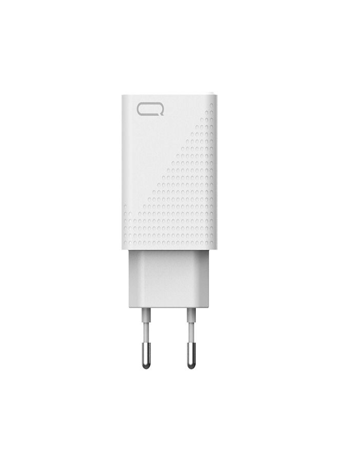 MIQIA 2.4A 2 Port US Charger Micro White - Image 2