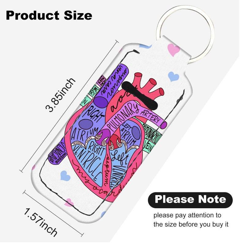 WXCYDG Doctor and Nurse Lip Balm Holder Key Chain,Lip Balm Keychain Holder with Clip - Image 2
