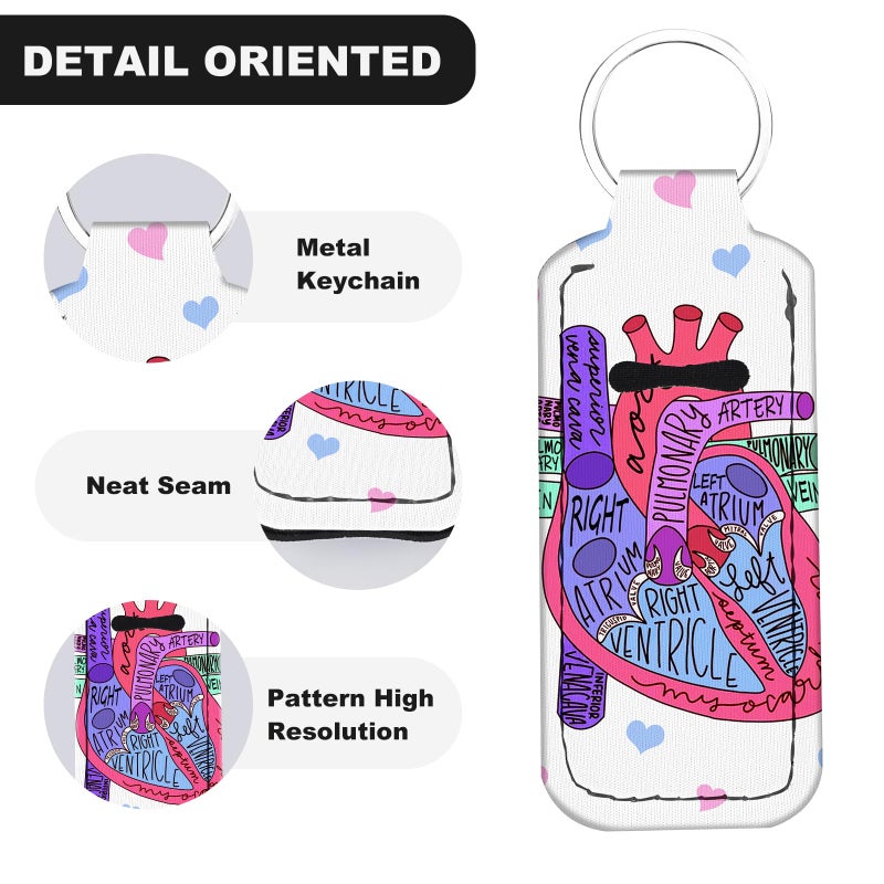 WXCYDG Doctor and Nurse Lip Balm Holder Key Chain,Lip Balm Keychain Holder with Clip - Image 3
