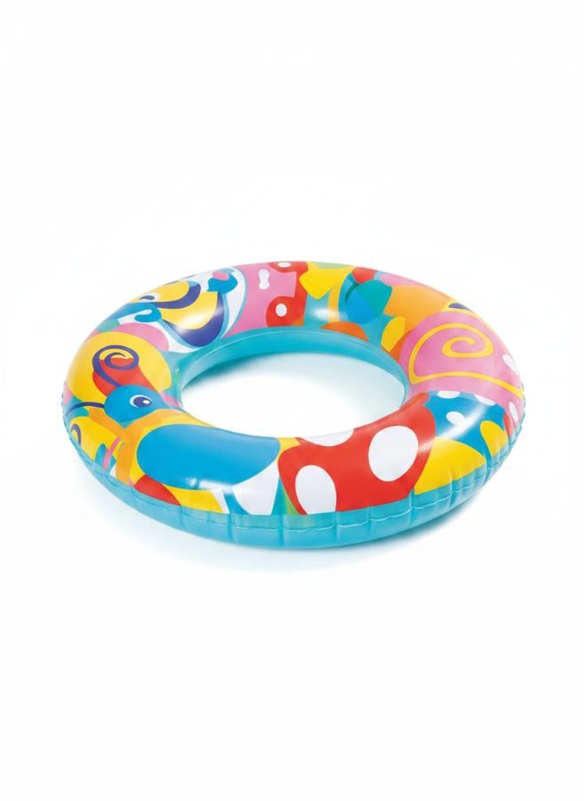 Bestway Colorful Patterned Kids' Swim Ring - Image 2
