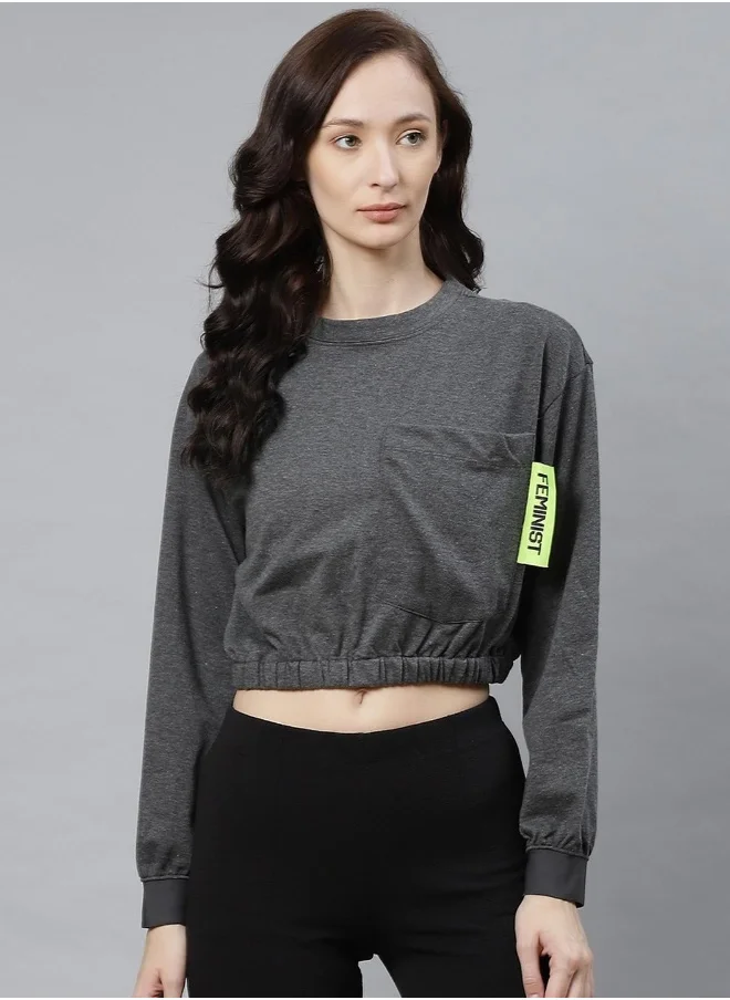 هوبرهولمي Charcoal Sweatshirt For Women