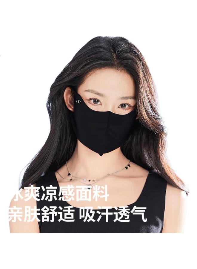 Mission Uv Unisex Ice Silk Sun Protection Face Mask, Summer Uv-Resistant Sunshade, Breathable 3D Full-Face Sun Protection Mask For Cycling - Image 1