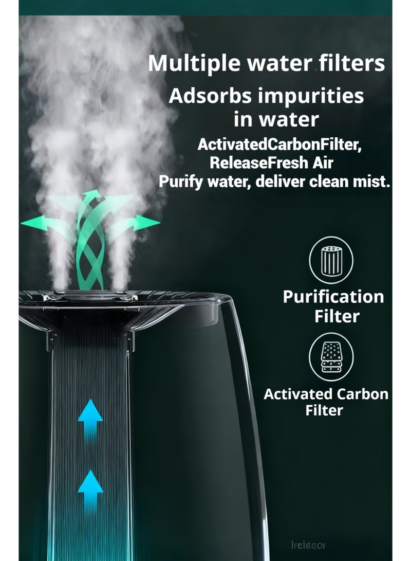 مرطب ذكي فائق الهدوء لعطر ونوم أفضل | تقنية تعقيم UV ورطوبة تلقائية - Image 4