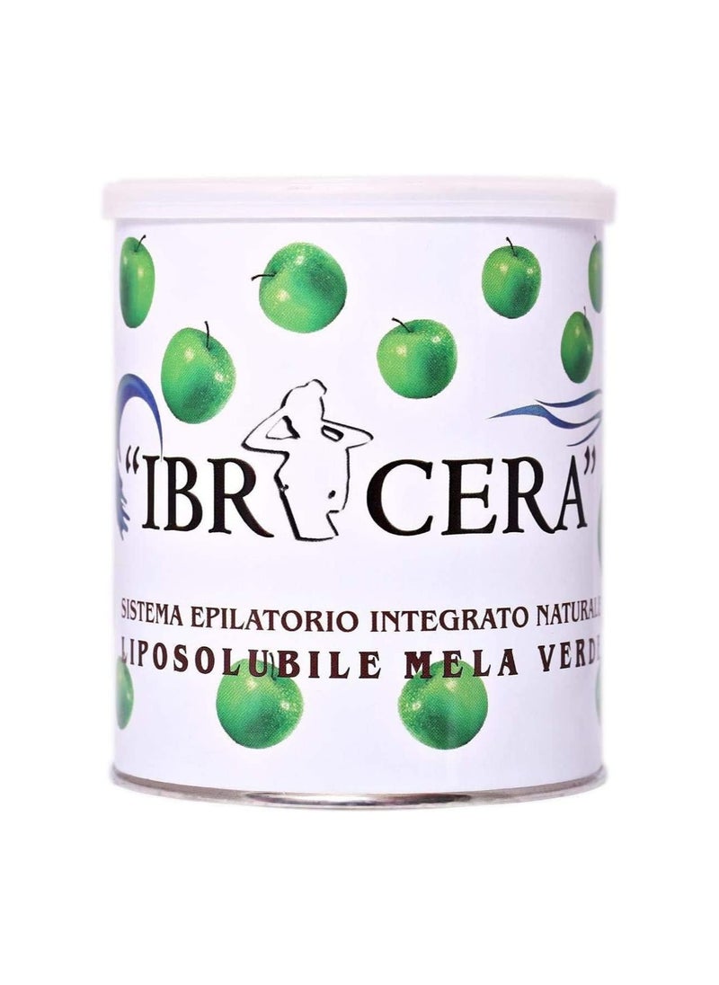 IBR CERA - IBR Cera Green Apple Wax 600ml, Hair Removal Wax Skin Care Product for Men and Women - Image 1