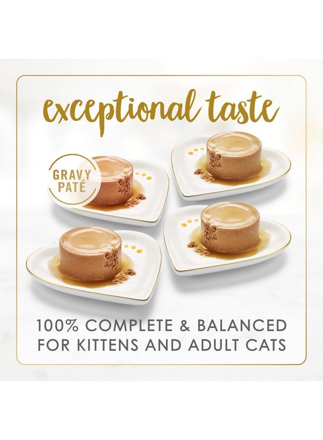 فانسي فيست مجموعة متنوعة من طعام القطط الرطب من Purina Fancy Feast Gravy Lovers Feast Pate في صلصة طعام القطط - (عبوة واحدة) علب 4.5 رطل - Image 1