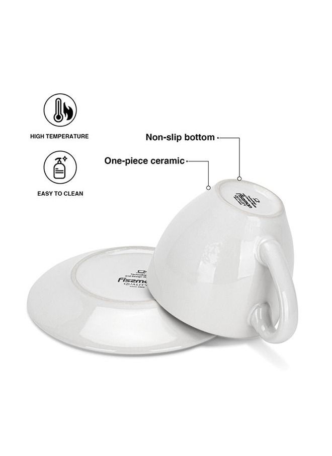 Fissman - 2-Piece Cup And Saucer Set 300 mL - Image 1