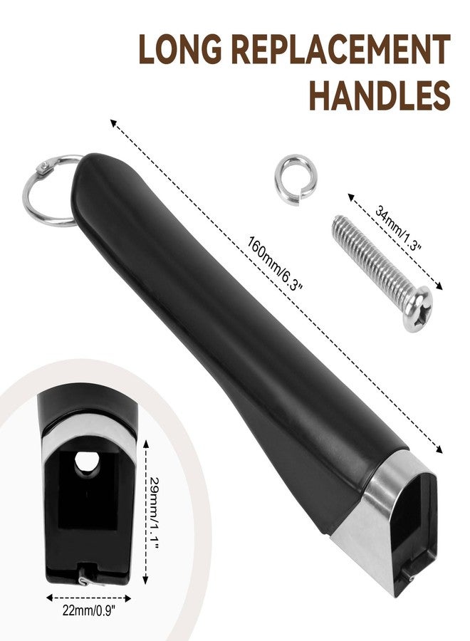 HDWGGD Pot and Pan Replacement Handles Fits Amway Queen Saucepan and Skillet（1950s-1990s） Long Pot Handles Replacement for Saladmaster Saucepan Handle Durable Replacement Cookware Handles with Screw - Image 2