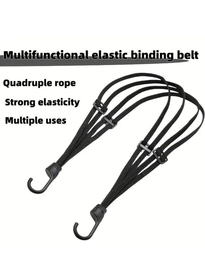 1pc Universal Elastic Hook Strap For Motorcycle Bicycle Helmet Travel Gear - Image 2