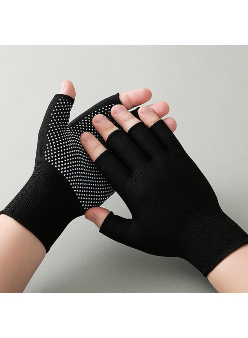 AROAQ Fishing Mittens Moisture-Wicking Sweat Absorbing Professional Outdoor Bicycle Non-Slip Compression Gloves - Image 3