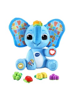 Smellephant |Elephant With Magical Trunk And Peek-A-Boo Flapping Ears, Interactive And Developmental Toy, Blue - 3 Months+
