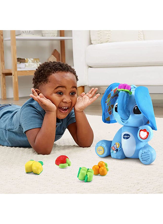 vtech - Smellephant |Elephant With Magical Trunk And Peek-A-Boo Flapping Ears, Interactive And Developmental Toy, Blue - 3 Months+ - Image 1