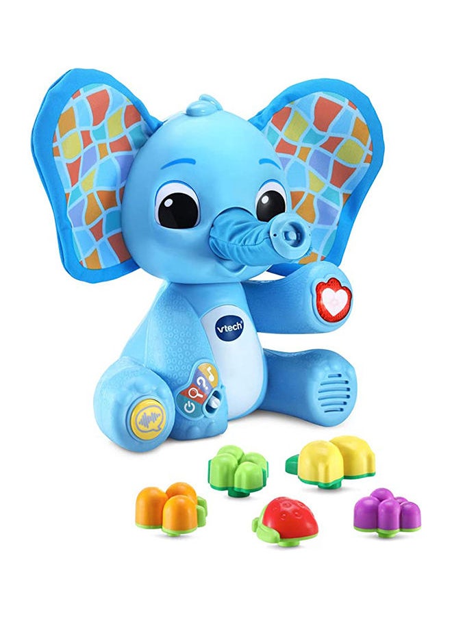 vtech - Smellephant |Elephant With Magical Trunk And Peek-A-Boo Flapping Ears, Interactive And Developmental Toy, Blue - 3 Months+ - Image 1