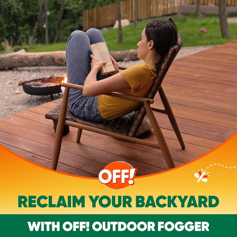OFF! ! Outdoor Insect & Mosquito Repellent Fogger, Backyard Pretreat, Kills & Repels Insects in an up to 900 sq, ft, Area, 16 oz (Pack of 4) - Image 5