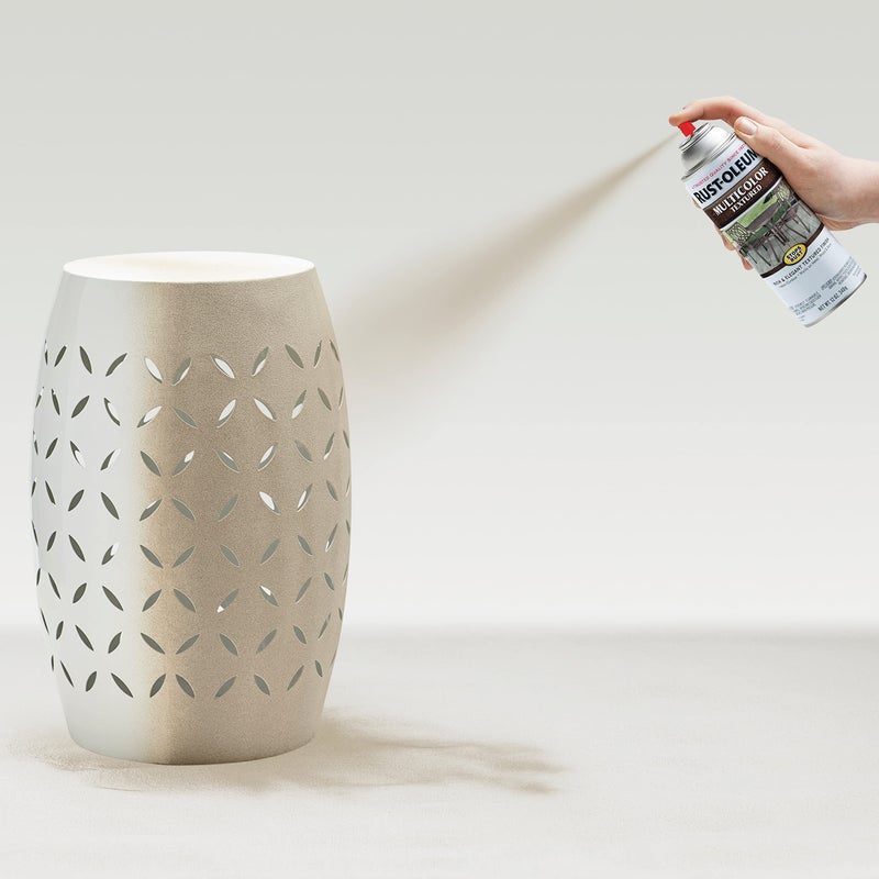 Rust-Oleum 223524 Stops Rust Multi-Color Textured Spray Paint, 12 oz, Desert Bisque - Image 5