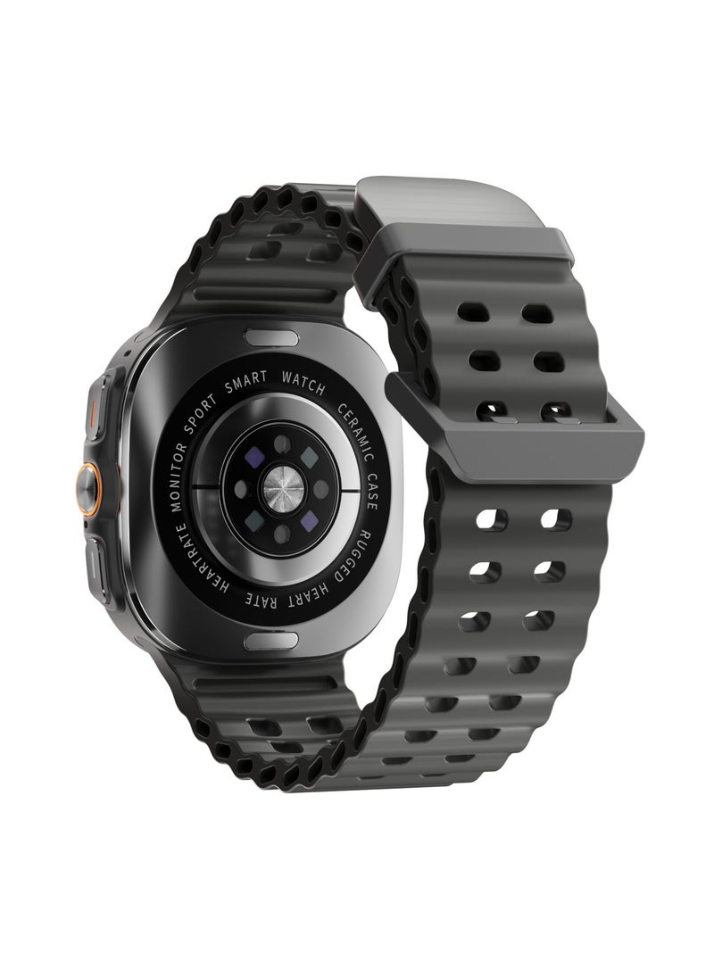 AROAQ - W7 Smartwatch FitCloudPro Integrated AMOLED Display Health And Fitness Tracker with NFC and Wireless Charging - Image 1