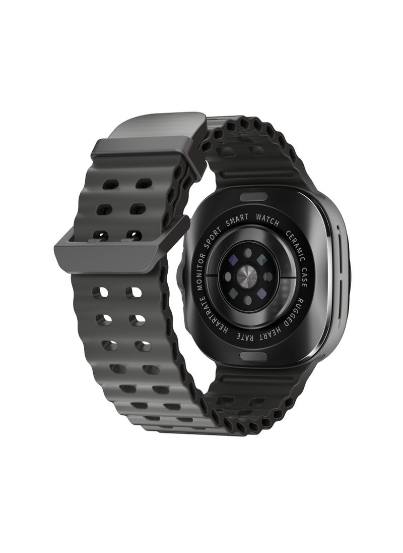 AROAQ - W7 Smartwatch FitCloudPro Integrated AMOLED Display Health And Fitness Tracker with NFC and Wireless Charging - Image 1