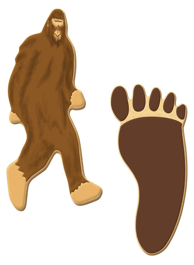 Foose Cookie Cutters Bigfoot Cookie Cutter 2 Piece Set, Sasquatch, 4-4.6 in, Tin Plate Steel, USA - Image 2