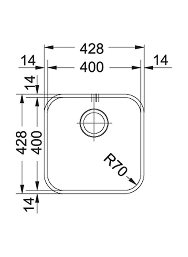 franke - Kitchen Sink SVX-110-40 428x428 mm - Image 1