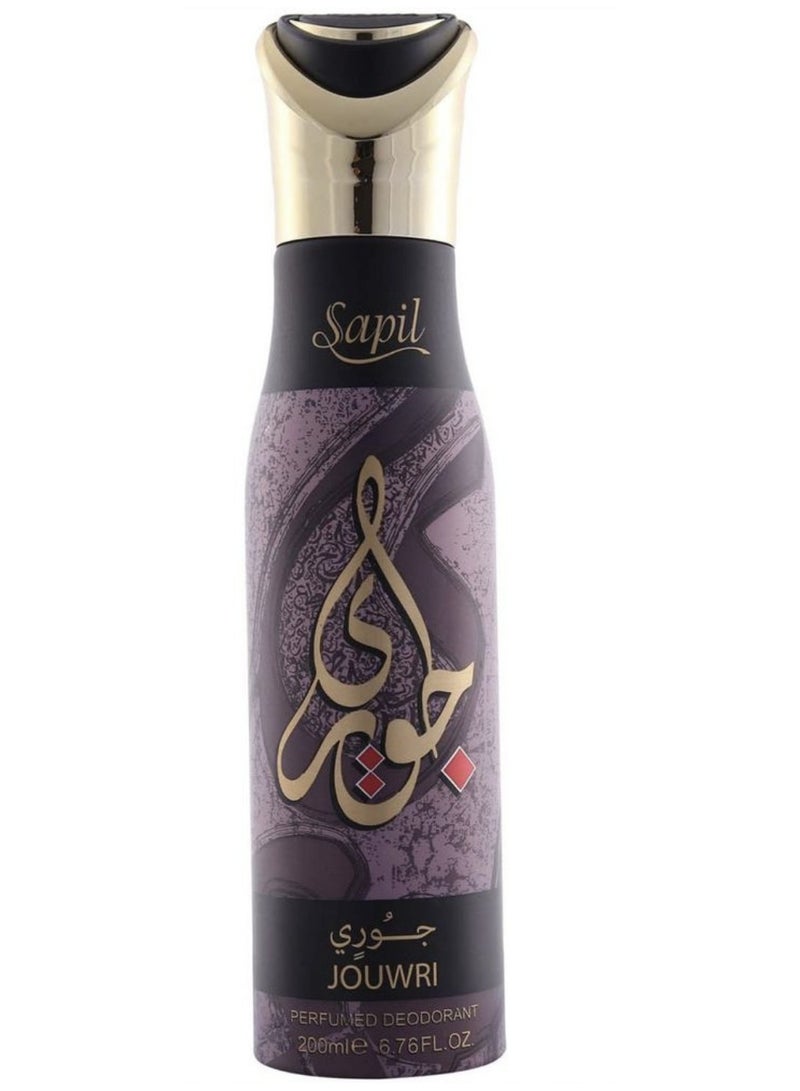 سابل مزيل عرق بخاخ للجسم برائحة جوري للجنسين - 200 مل