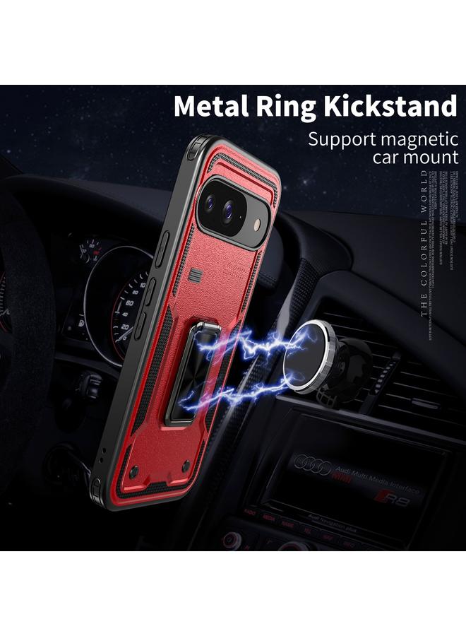 Zaboon Case For Google Pixel 9 Pro XL Ring Holder PC Hybrid TPU Phone Case - Image 2