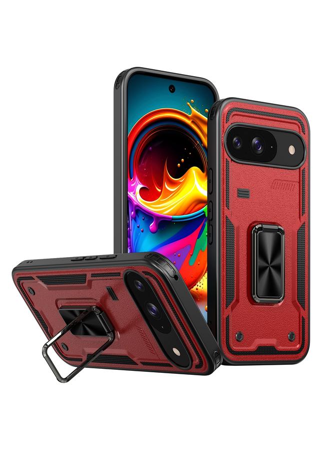 Zaboon Case For Google Pixel 9 Pro XL Ring Holder PC Hybrid TPU Phone Case - Image 1