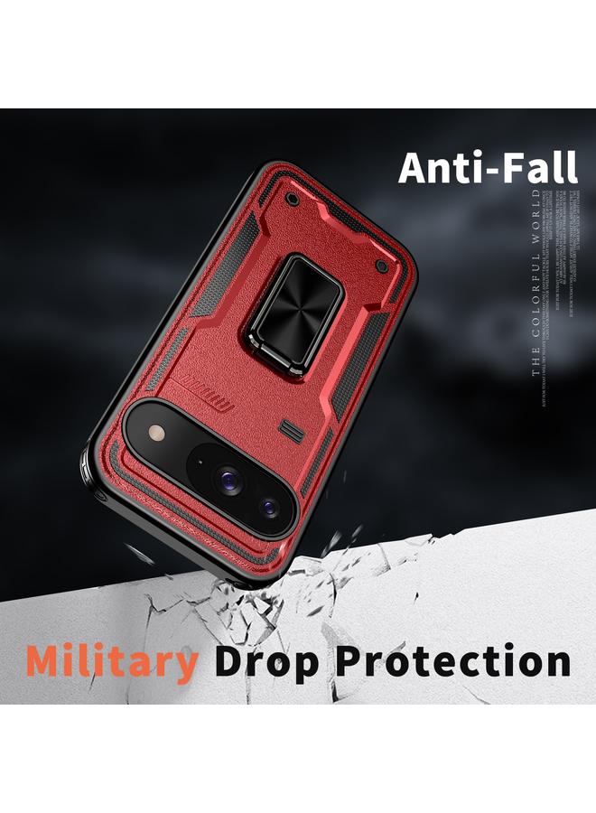 Zaboon Case For Google Pixel 9 Pro XL Ring Holder PC Hybrid TPU Phone Case - Image 3