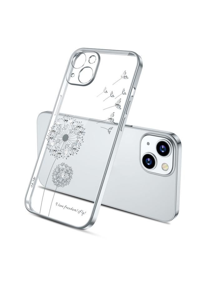 اس-توب جراب لهاتف iPhone 14 Pro مصنوع من مادة TPU بتصميم الهندباء الماسية المطلية بالكهرباء - Image 1