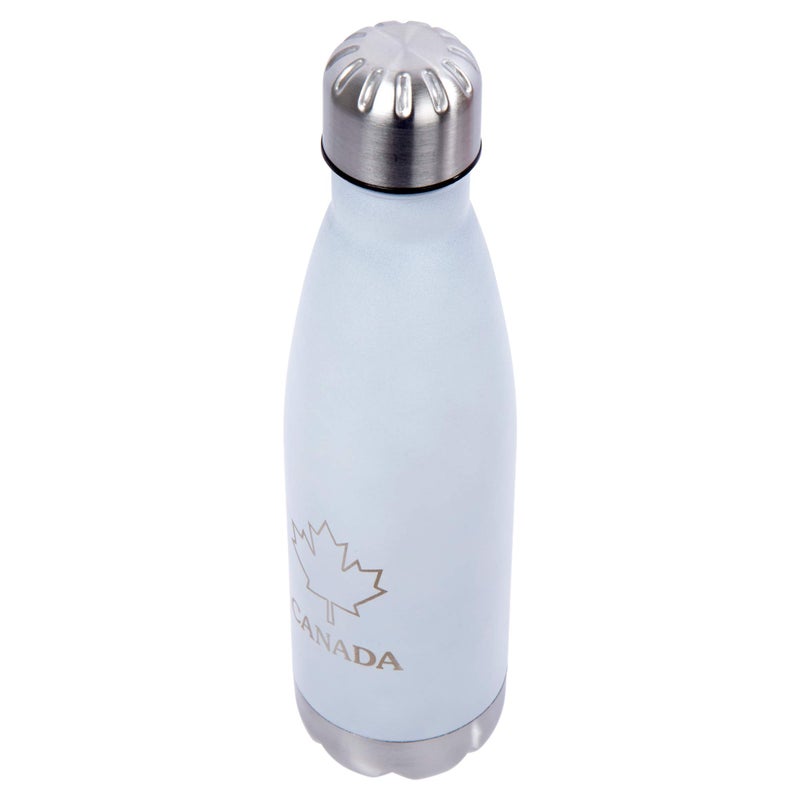 PURE Special Canada Edition Stainless Steel Classic Double Wall Water Bottle  17 oz  White - Image 3