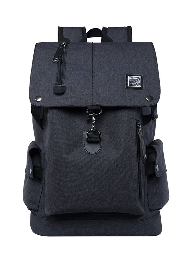 School Backpack With Usb Charger Black - Image 1