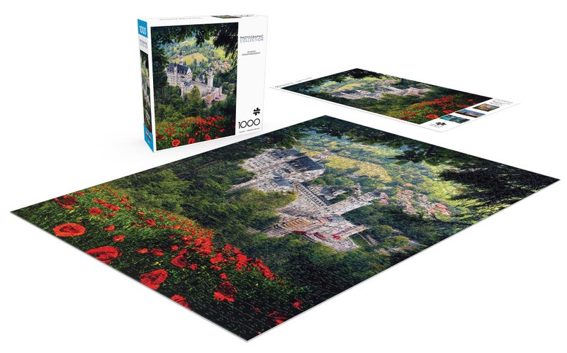 Buffalo Games - Florian Olbrechts - Schloss Neuschwanstein - 1000 Piece Jigsaw Puzzle for Adults -Challenging Puzzle Perfect for Game Nights - Finished Size is 26.75 x 19.75 - Image 4
