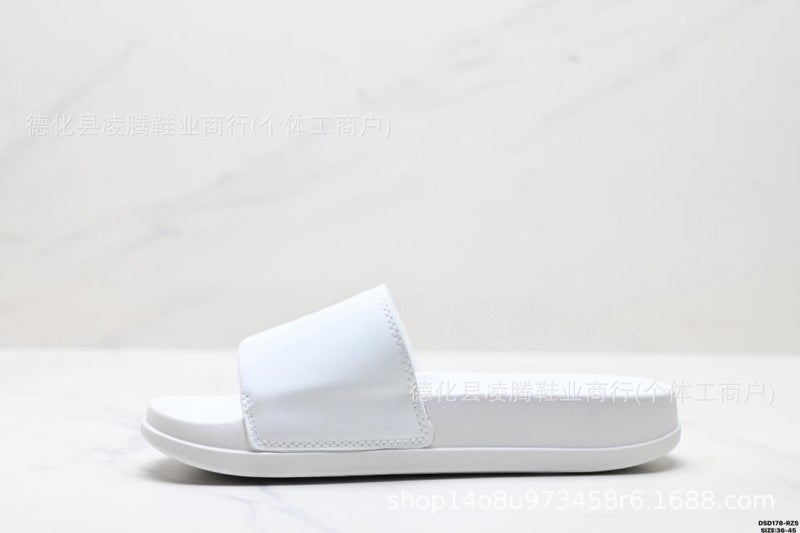 Ultra-Soft Anti-Slip Lightweight Indoor Slipper for Home Use - Minimalist Black & White Design, Silent, Comfortable for Men and Women