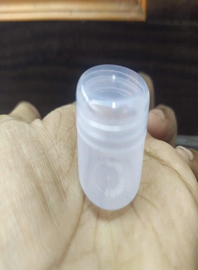 PUTHAK Clear Empty Cosmetic Jar | Transparent Makeup Container for Eyeshadow, Face Cream, Lip Balm | Small Storage Pot | Leak-Proof & Reusable (10ml- Pack 24) - Image 1