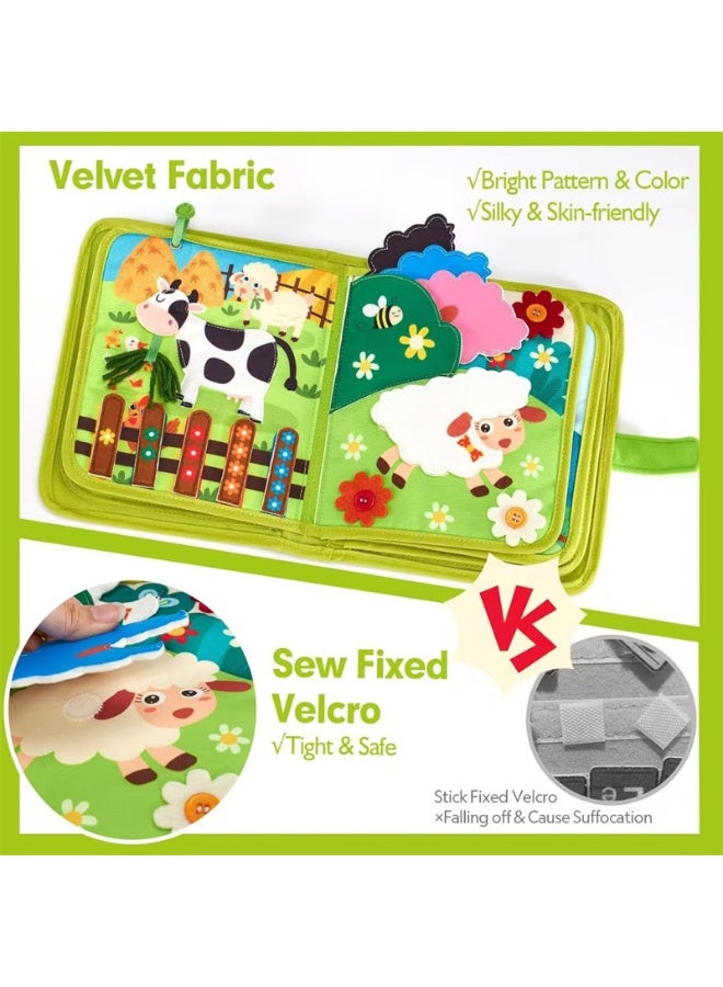 عام ورأى التعلم مجلس الطفل التنوير الوسائل التعليمية تعلم اللباس مشبك مونتيسوري التعليم المبكر لعب الأطفال تعلم الكتب - Image 4