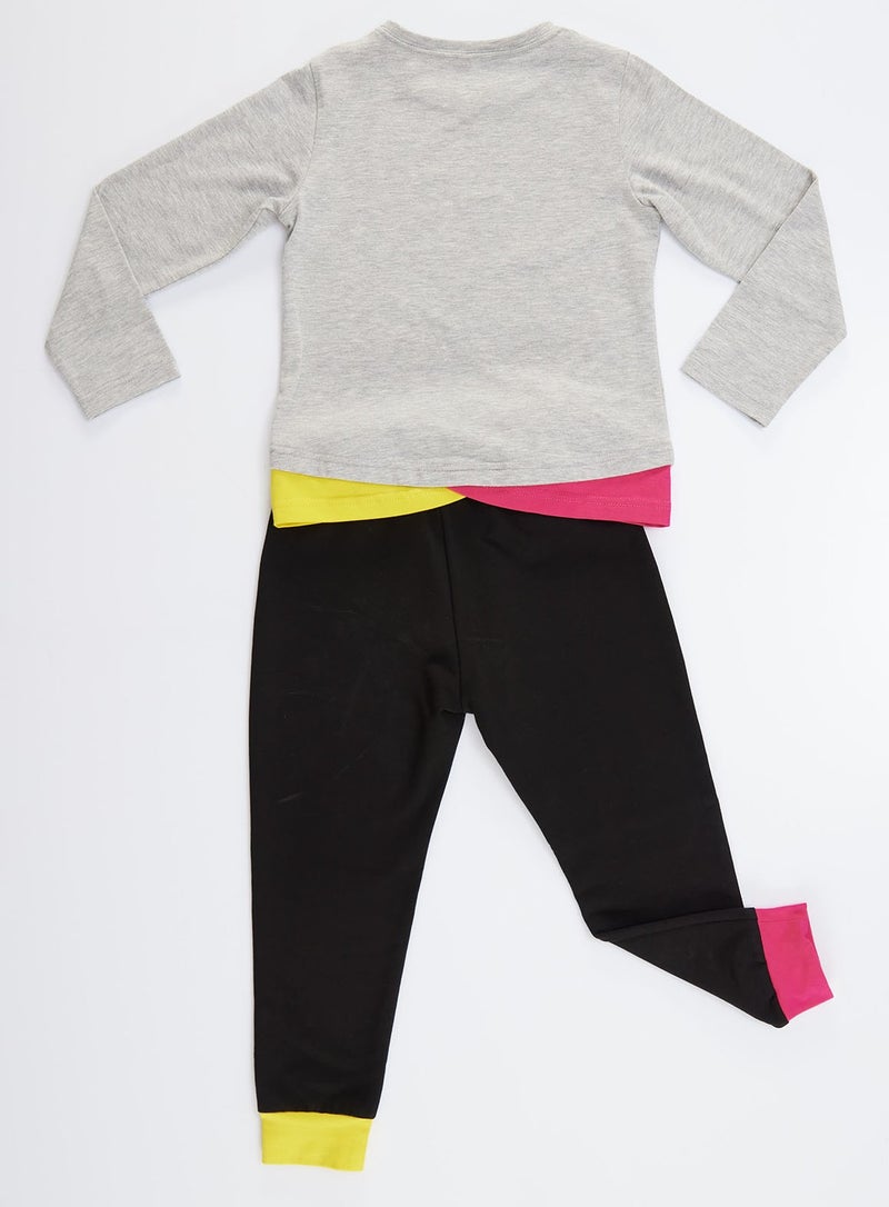 Mshb&G Roller Star Girls T-shirt Pants Set - Image 5
