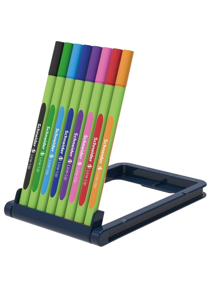 Schneider مجموعة 8 قطع من أقلام التحديد الرفيعة 0.4 مم متعددة الألوان - Image 2