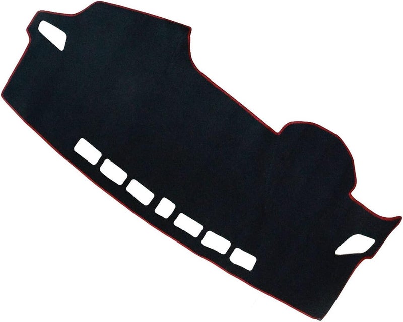 DEMULAX Black Dashboard Cover for Hyundai Elantra 2017-2020 - Image 1