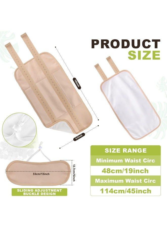 Rocket Flyer Rocket Flyer Organic Castor Oil Wrap Pad - Reusable Castor Oil Pressure Wrap Set Pad with Adjustable Elastic Straps - Organic Castor Oil Bottle - Water and Oil Resistant - Machine Washable (Oil Free)  - Image 4