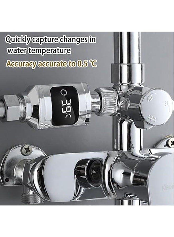 general Bathroom Shower Faucet Water Thermometer LED Digital Display Bathtub Water Temperature Monitor For Home Shower - Image 3
